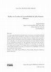 Research paper thumbnail of Kafka en el orden de la sensibilidad de Julio Ramón Ribeyro (pp. 808-837)