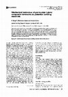 Research paper thumbnail of Mechanical behaviour of particulate hybrid composite laminates as potential building materials