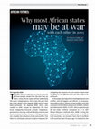 Research paper thumbnail of Why most African states may be at war with each other in 2063