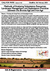 Research paper thumbnail of CALL FOR PAPER - Methods of Analysing Subsistence Resources, Landscape Management and Exploitation Practices  between the Bronze Age and Iron Age. 
(EAA 2024)