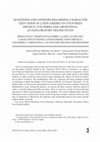 Research paper thumbnail of Questions and answers regarding character education in latin-american countries (Mexico, Colombia and Argentina): an exploratory delphi study