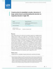 Research paper thumbnail of Construcción de estatalidad, escuela y docencia: el largo camino hacia la profesionalización docente en Argentina durante el siglo XIX