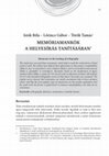 Research paper thumbnail of Istók Béla – Lőrincz Gábor – Török Tamás 2023. Memóriamankók a helyesírás tanításában. In Istók Béla – Lőrincz Gábor – Török Tamás – Baka L. Patrik (szerk.): A helyesírás-tanítás aktuális kérdései. Selye János Egyetem. Komárom. 23–42.