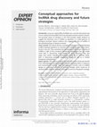 Research paper thumbnail of Conceptual approaches for lncRNA drug discovery and future strategies