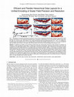 Research paper thumbnail of Efficient and Flexible Hierarchical Data Layouts for a Unified Encoding of Scalar Field Precision and Resolution