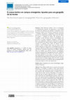 Research paper thumbnail of El corpus teórico en campos emergentes. Apuntes para una geografía de las teorías