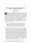 Research paper thumbnail of Multiple Meanings of Buddhist Self-Immolation in China — A Historical Perspective