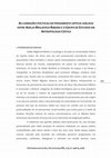 Research paper thumbnail of As condições políticas do pensamento crítico: diálogo entre Adelia Miglievich-Ribeiro e o Grupo de Estudos em Antropologia Crítica