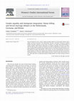 Research paper thumbnail of Gender equality and immigrant integration: Honor killing and forced marriage debates in the Netherlands, Germany, and Britain