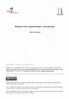 Research paper thumbnail of Relações entre epidemiologia e antropologia