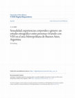 Research paper thumbnail of SExualidad, experiencias corporales y género. Un estudio etnográfico entre personas viviendo con VIH en el area metropolitana de Buenos Aires