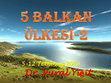 Research paper thumbnail of BALKANLAR-