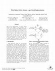 Research paper thumbnail of Wide limited switch dynamic logic circuit implementations