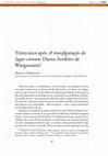 Research paper thumbnail of Trinta anos após A transfiguração do lugar-comum: Danto, herdeiro de Wittgenstein