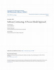 Research paper thumbnail of Software Contracting: A Process Model Approach