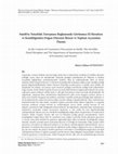 Research paper thumbnail of Smith te Tutarlılık Tartışması Bağlamında Görünmez El Metaforu ve Kendiliğinden Doğan Düzenin İktisat ve Toplum Açısından Önemi