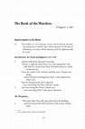 Research paper thumbnail of Chapter One. The Book Of Watchers