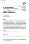 Research paper thumbnail of An autoethnographic perspective on the broadening of missiological perspectives in teaching mission in Anglican TEIs in England