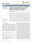 Research paper thumbnail of A graphene oxide/polyaniline nanocomposite biosensor: synthesis, characterization, and electrochemical detection of bilirubin