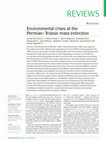 Research paper thumbnail of Environmental crises at the Permian–Triassic mass extinction