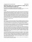 Research paper thumbnail of Determining optimum rate of boron application for higher yield of wheat in Old Brahmaputra Floodplain soil