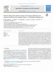 Research paper thumbnail of Reduced tillage with residue retention and nitrogen application rate increase N2O fluxes from irrigated wheat in a subtropical floodplain soil