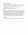 Research paper thumbnail of Antifouling biocides in water and sediments from California marinas