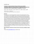 Research paper thumbnail of Incidence of gastrointestinal illness following wet weather recreational exposures: Harmonization of quantitative microbial risk assessment with an epidemiologic investigation of surfers