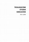 Research paper thumbnail of Teologiczne Studia Siedleckie V (2008)