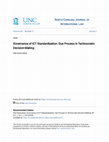 Research paper thumbnail of Governance of ICT standardization: Due process in technocratic decision-making