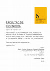 Research paper thumbnail of Resistencia a la compresión axial y grado de absorción de bloques de tierra comprimida de suelos arcillosos de 02 canteras, estabilizados al 75% y 85% de arena y con 10%, 12% y 14% de cal