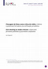 Research paper thumbnail of Checagem de fatos como crítica de mídia: critérios e potenciais formativos da verificação jornalística