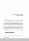 Research paper thumbnail of Ahmed Nebîl ve İnsânın Menşe’î