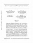 Research paper thumbnail of Queueing Systems with Some Versions of Limited Processor Sharing Discipline