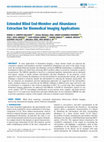 Research paper thumbnail of Extended Blind End-Member and Abundance Extraction for Biomedical Imaging Applications