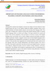 Research paper thumbnail of Importance Of English Language Clinics For Remedial Teaching: Concept, Functioning And Challenges