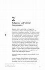 Research paper thumbnail of Religions and Global Governance