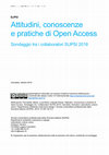 Research paper thumbnail of Attitudini, conoscenze e pratiche di Open Access Sondaggio tra i collaboratori SUPSI 2018