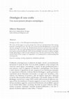 Research paper thumbnail of Ontologia di una svolta. Una nuova postura filosofico-antropologica