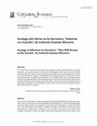 Research paper thumbnail of Ecología del afecto en la literatura: "Soñarán en el jardín", de Gabriela Damián Miravete Ecology of Affection in Literature: "They Will Dream in the Garden", by Gabriela Damián Miravete