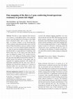 Research paper thumbnail of Fine mapping of the Rpi-rzc1 gene conferring broad-spectrum resistance to potato late blight