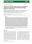 Research paper thumbnail of Deployment of the Burkholderia glumae type III secretion system as an efficient tool for translocating pathogen effectors to monocot cells