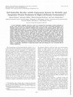 Research paper thumbnail of Self-Inducible Bacillus subtilis Expression System for Reliable and Inexpensive Protein Production by High-Cell-Density Fermentation