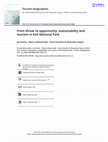 Research paper thumbnail of From threat to opportunity: sustainability and tourism in Koli National Park