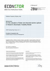 Research paper thumbnail of On the Valuation of Fader and Discrete Barrier Options in Heston's Stochastic Volatility Model