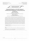 Research paper thumbnail of Exploring Paradoxes in the Development of Mathematical Thinking: a Cultural-historical Perspective