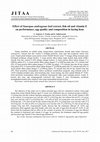 Research paper thumbnail of Effect of Sauropus androgynus leaf extract, fish oil and vitamin E on performance, egg quality and composition in laying hens