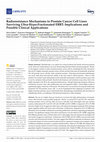 Research paper thumbnail of Radioresistance Mechanisms in Prostate Cancer Cell Lines Surviving Ultra-Hypo-Fractionated EBRT: Implications and Possible Clinical Applications