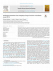 Research paper thumbnail of Antifungal metabolites from endophytic fungus Fusarium verticillioides strain WF18