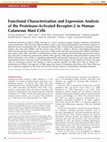 Research paper thumbnail of Functional Characterization and Expression Analysis of the Proteinase-Activated Receptor-2 in Human Cutaneous Mast Cells